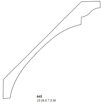 7" Custom Hardwood Crown
Profile: 641
15/16 X 7 3/16