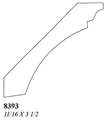 3" Custom Hardwood Crown
Profile: 8393
11/16 X 3 1/2