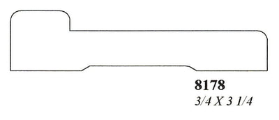 3" Custom Hardwood Casing

8178
3/4 X 3 1/4