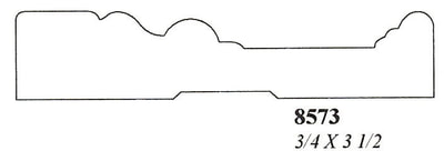 3" Custom Hardwood Casing
8573
3/4 X 3 1/2